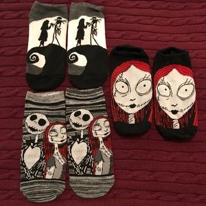 Nightmare Before Christmas Socks (3 pairs)